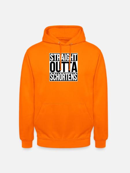 STRAIGHT OUTTA SCHORTENS - Unisex Hoodie - Orange