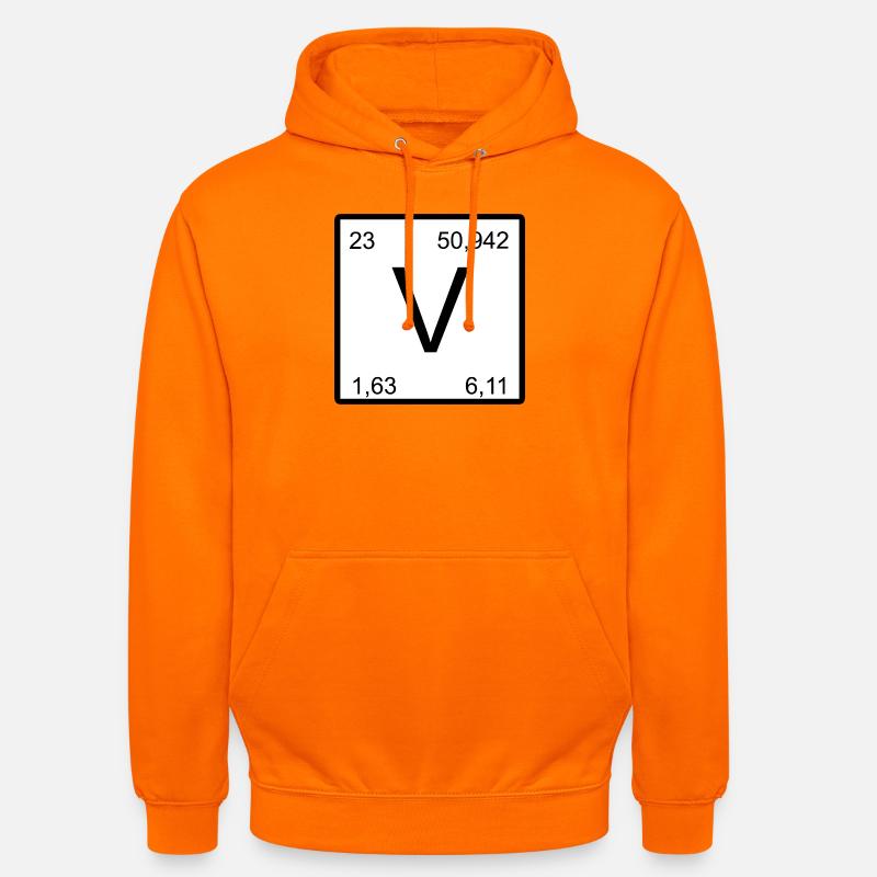 Vanadium V-Element Conception - Sweat-shirt à capuche unisexe - orange