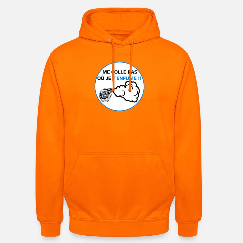  Bagnole - Sweat-shirt à capuche unisexe - orange