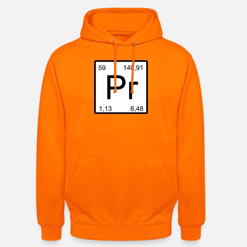 Conception minimale Pr-Element - Sweat-shirt à capuche unisexe - orange