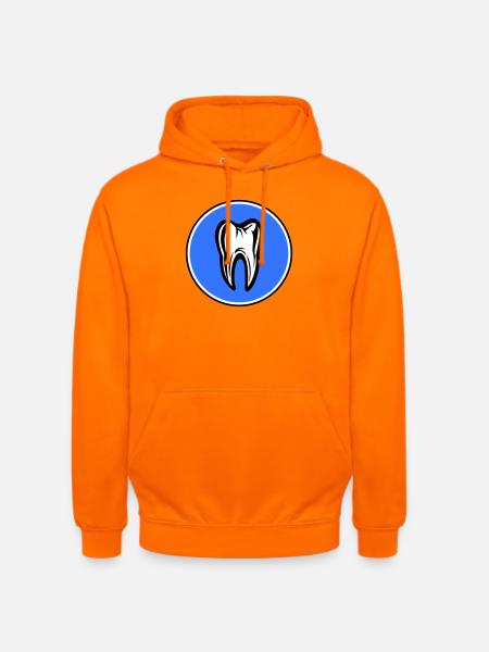 Tooth Dental Dentist Icon - Unisex Hoodie - orange