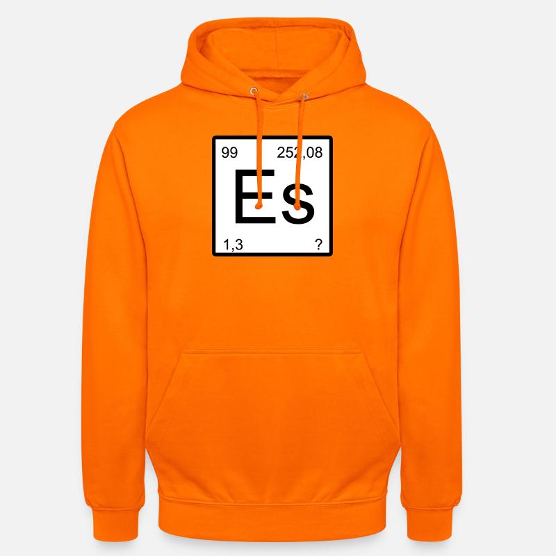 It Element Style: Minimal Science Look - Unisex Hoodie - orange
