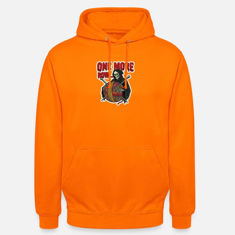 Noch Eine Reihe... Sensenstrick - Unisex Hoodie - Orange