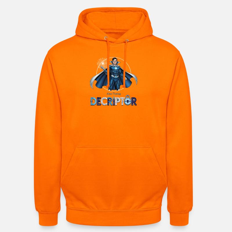 Hero Coder Decryptor - Unisex Hoodie - orange
