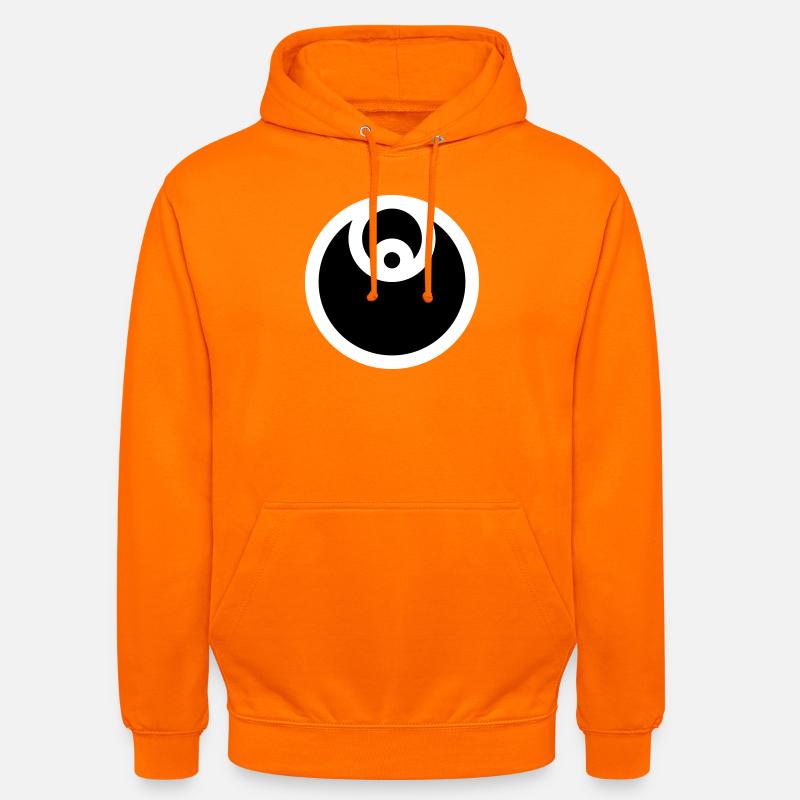 KreisEmblem gefüllt - Unisex Hoodie - Orange
