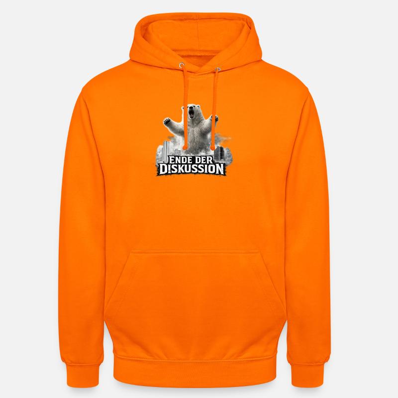 Fin de la discussion : Bear - Sweat-shirt à capuche unisexe - orange