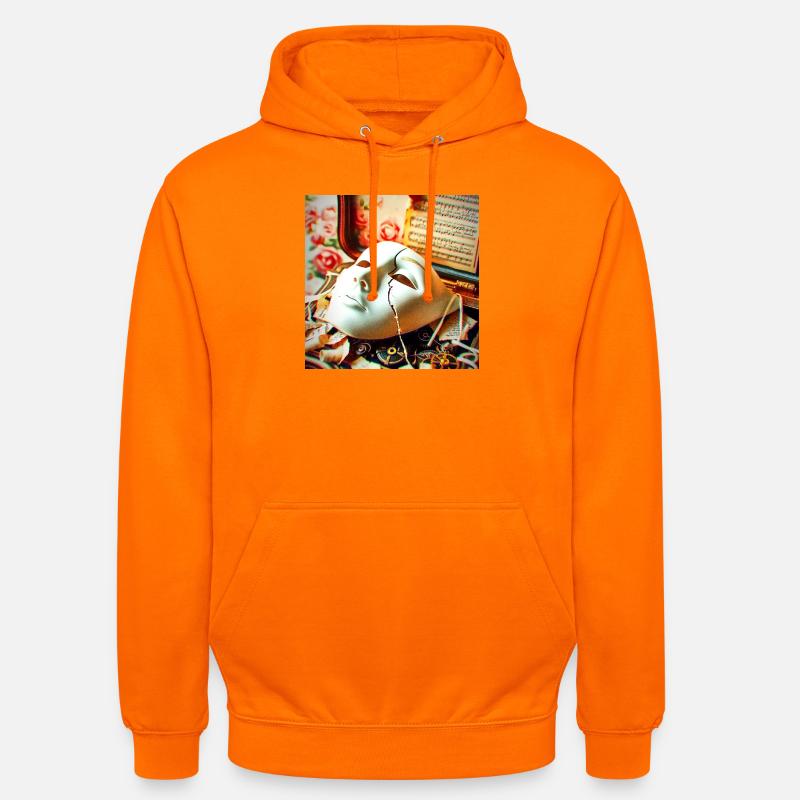 Maskenbruch Retro-Setting - Unisex Hoodie - Orange