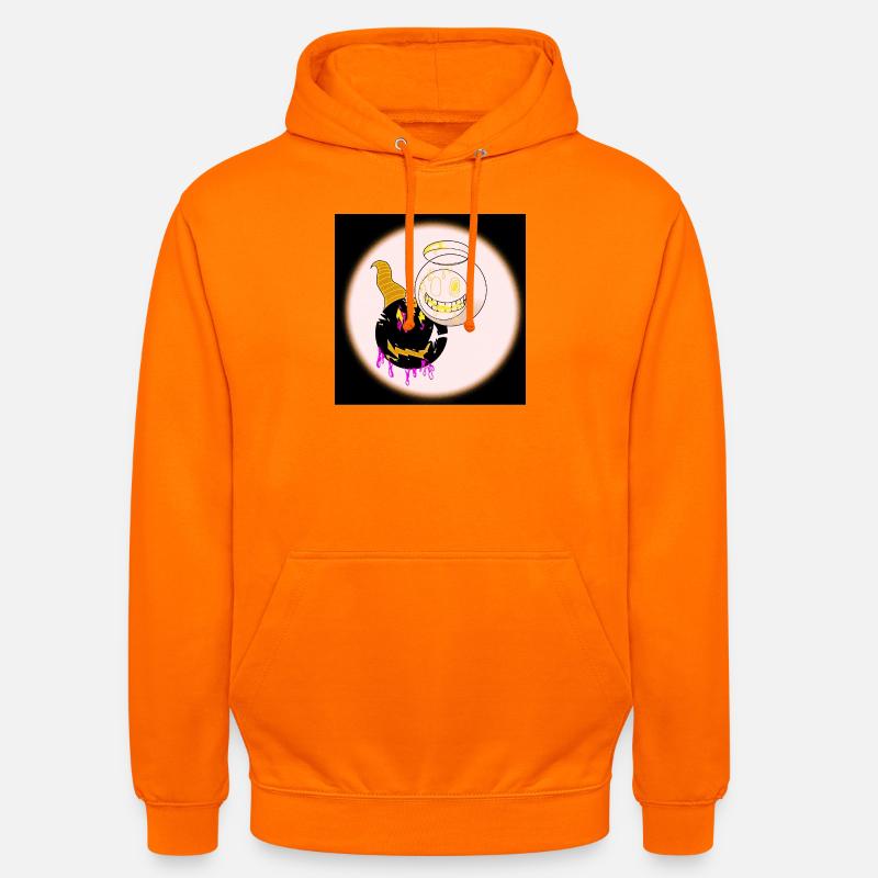 Conception d’Anges et Diables - Sweat-shirt à capuche unisexe - orange