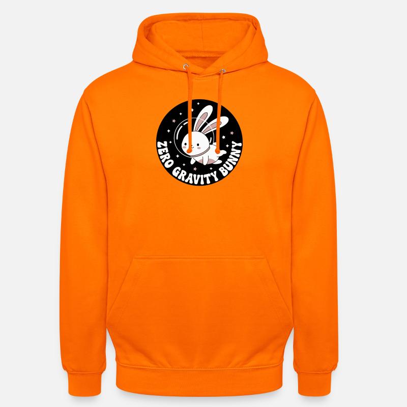 Zero Gravity Bunny - Unisex Hoodie - orange