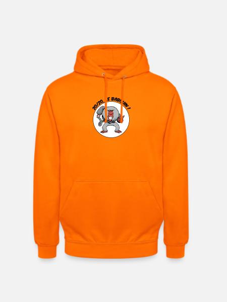 20/20, le babouin ! - Sweat-shirt à capuche unisexe - orange