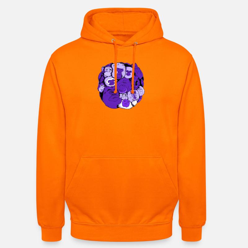 Monkey Ball - Unisex Hoodie - Orange