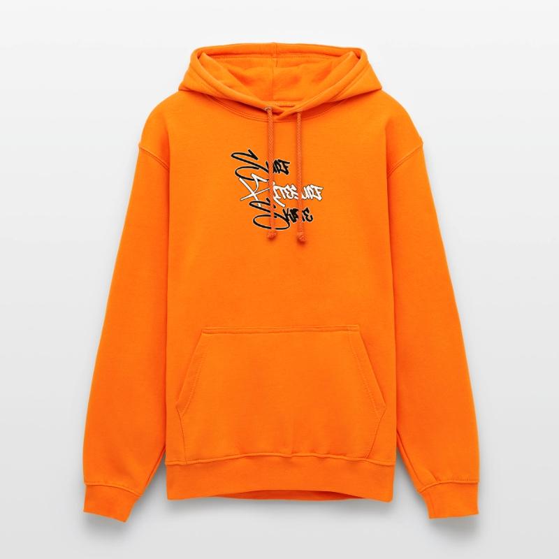 Graffiti Surf Script White Unisex Hoodie