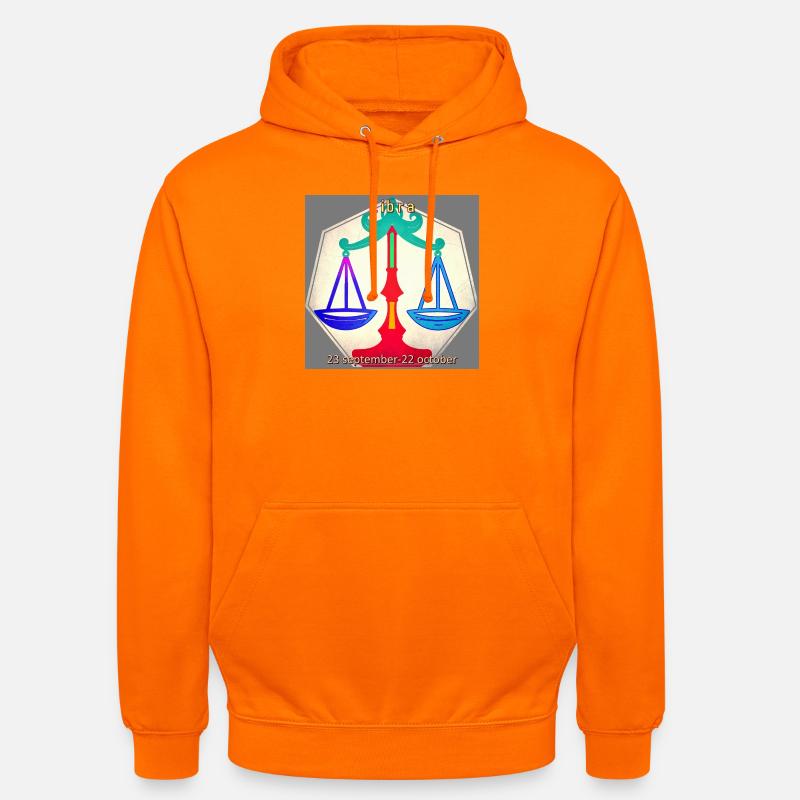 Poids - Sweat-shirt à capuche unisexe - orange