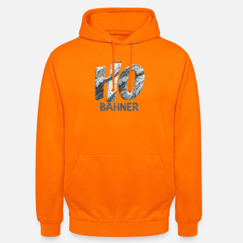 SPUR H0 BAHNER – Marmor Edition - Unisex Hoodie - Orange