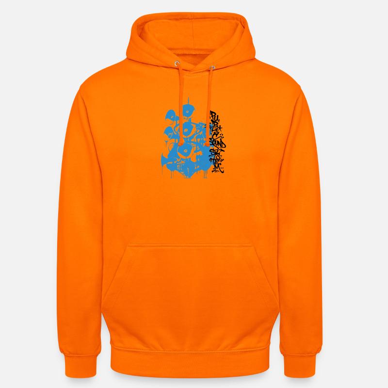 Public Soundsystem - Sweat-shirt à capuche unisexe - orange