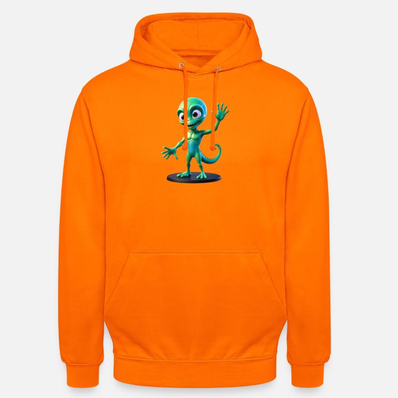 Éclaireur Galactique Émeraude - Sweat-shirt à capuche unisexe - orange