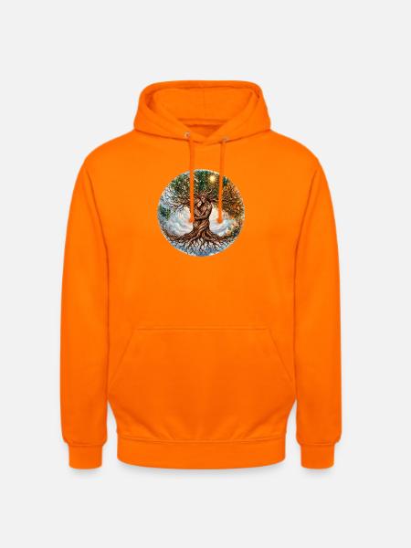 Circle Of Life - Unisex Hoodie - orange