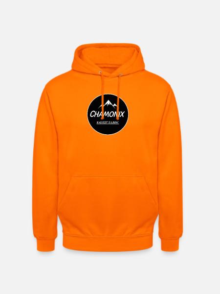 CHAMONIX - Sweat-shirt à capuche unisexe - orange