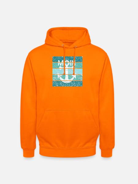 Moin Anker Retro - Unisex Hoodie - orange