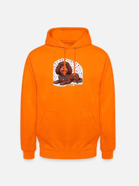 American Water Spaniel - Unisex Hoodie - Orange