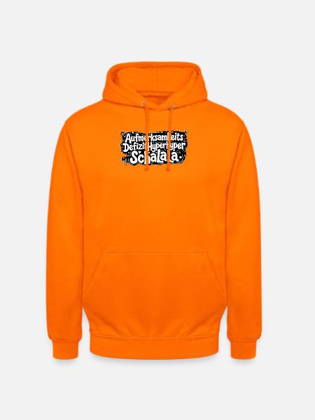 adhs-schalala - Unisex Hoodie - Orange