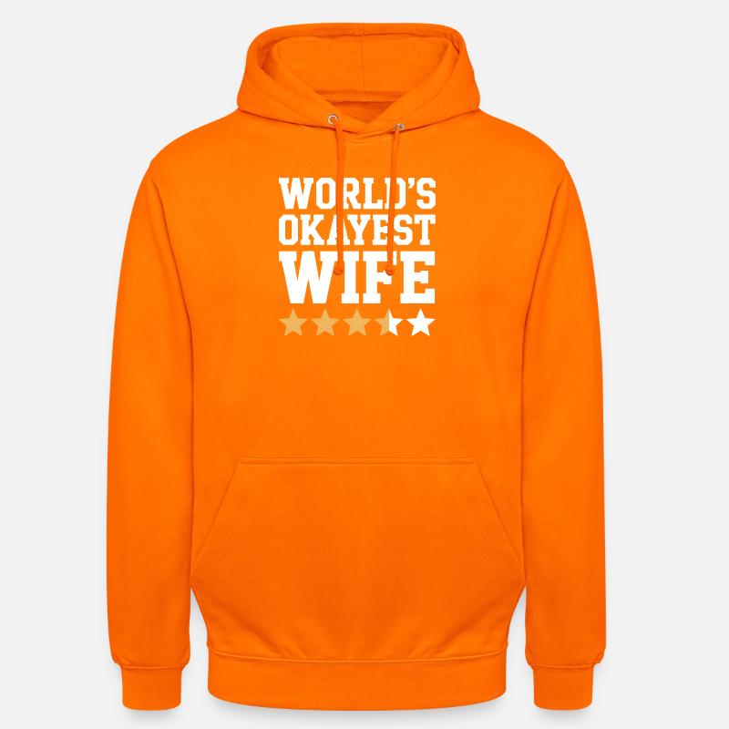 Die beste Ehefrau der Welt - Unisex Hoodie - Orange
