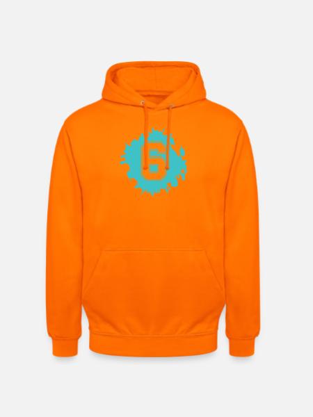 Sechs im Farbspritzer - Unisex Hoodie - Orange