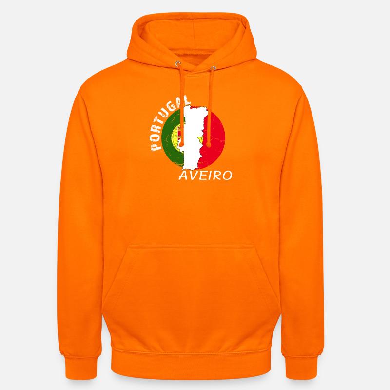 Aveiro - Sweat-shirt à capuche unisexe - orange