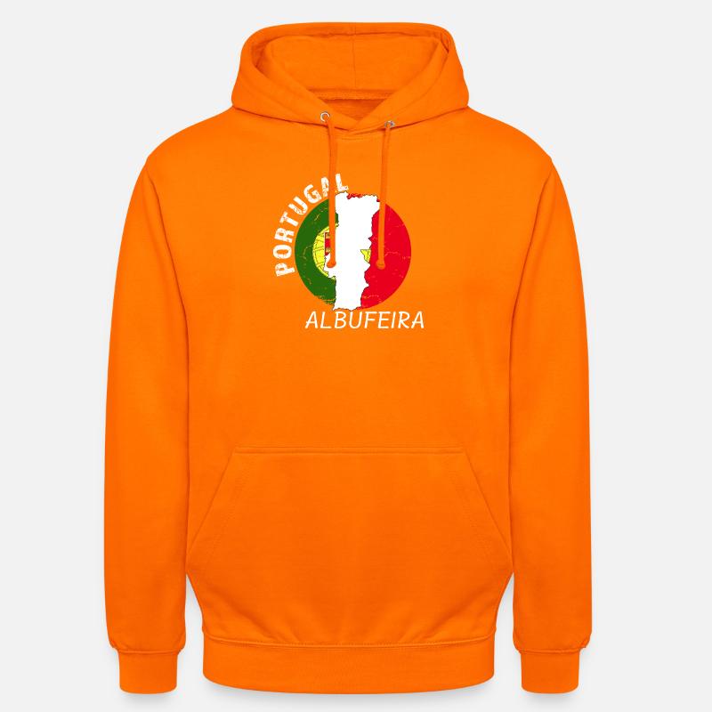 Albufeira - Sweat-shirt à capuche unisexe - orange