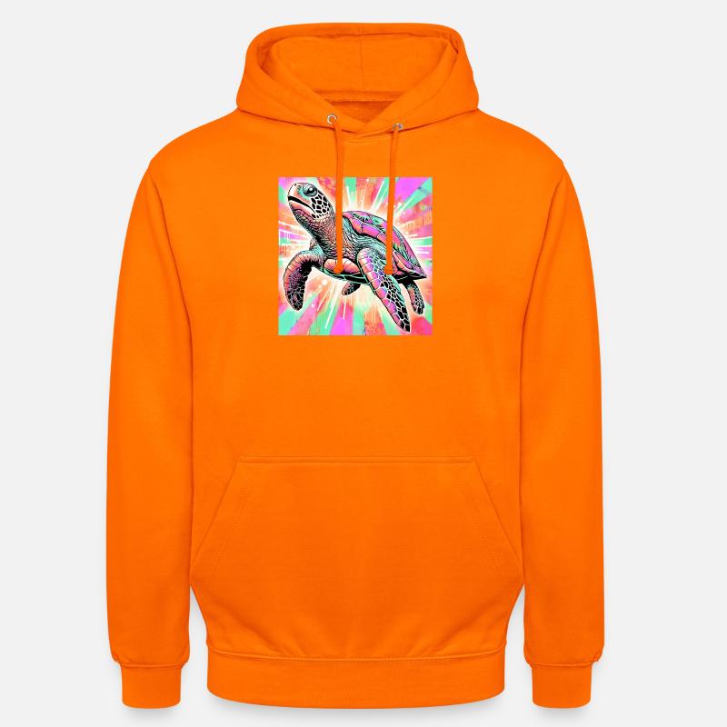 turtle - Unisex Hoodie - orange
