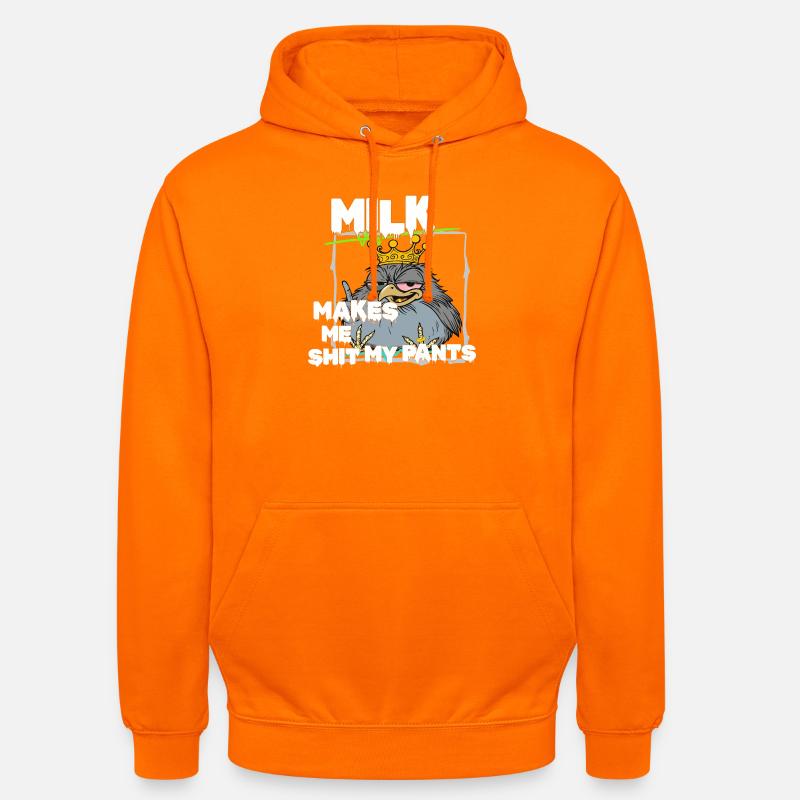 King Sparrow – Das ehrlichste Shirt für echte Type - Unisex Hoodie - Orange
