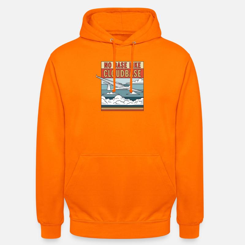 Pas de base comme Cloudbase - Sweat-shirt à capuche unisexe - orange