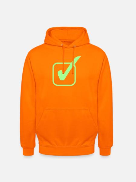Häkchen - Unisex Hoodie - Orange