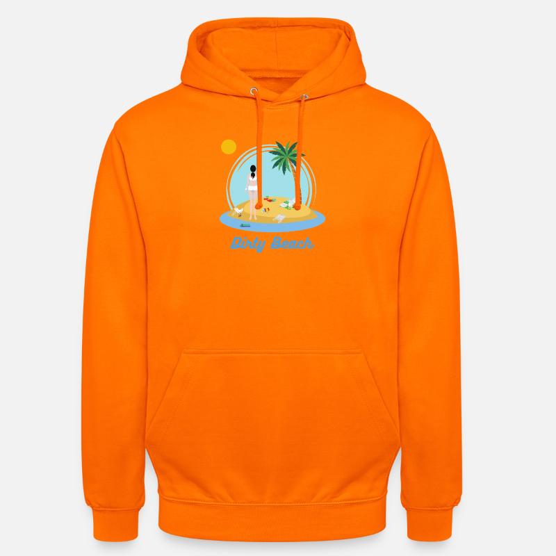 Plage Sale - Sweat-shirt à capuche unisexe - orange