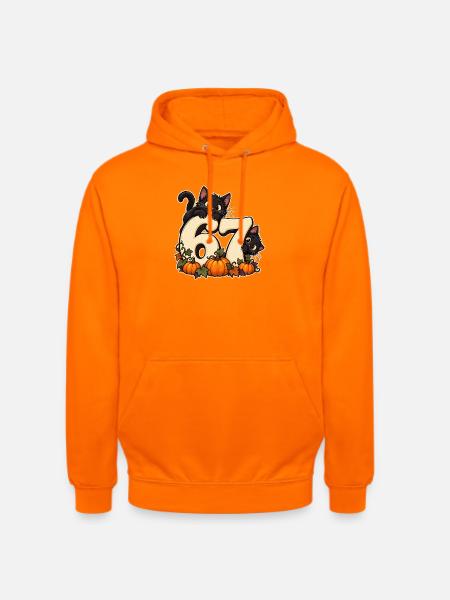 67 Katzenchaos - Unisex Hoodie - Orange