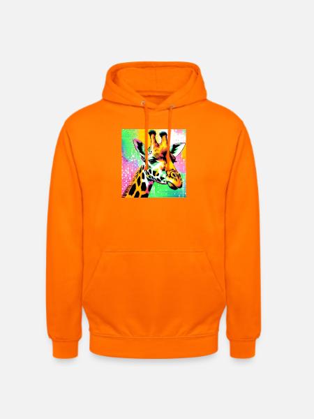 giraffe - Unisex Hoodie - orange