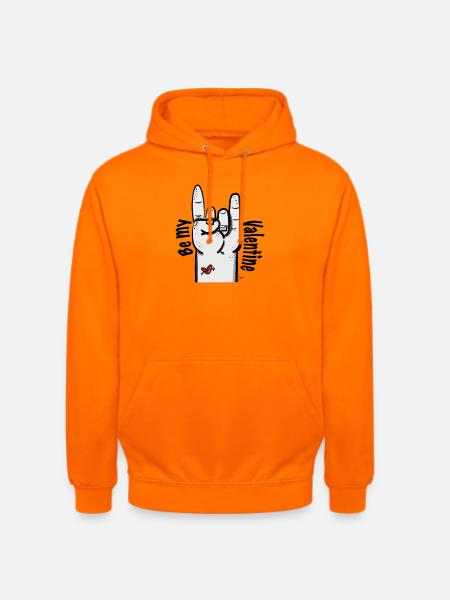 Valentine - Unisex Hoodie - orange
