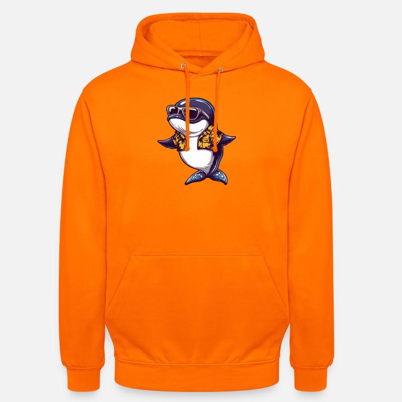 Wal Comic Urlaub - Unisex Hoodie - Orange