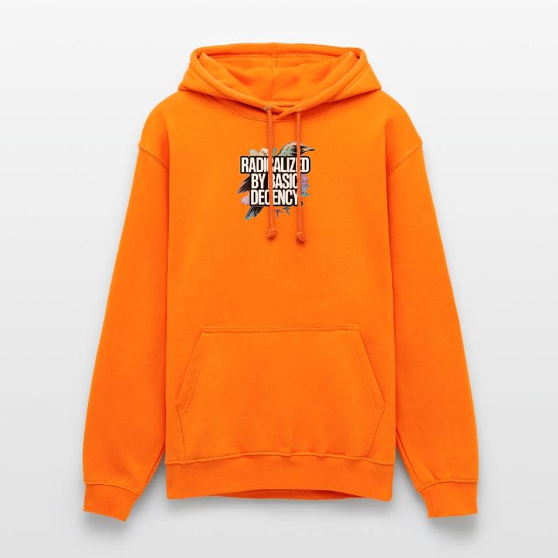 Radicalized by Basic Decency Statement Unisex Hoodie