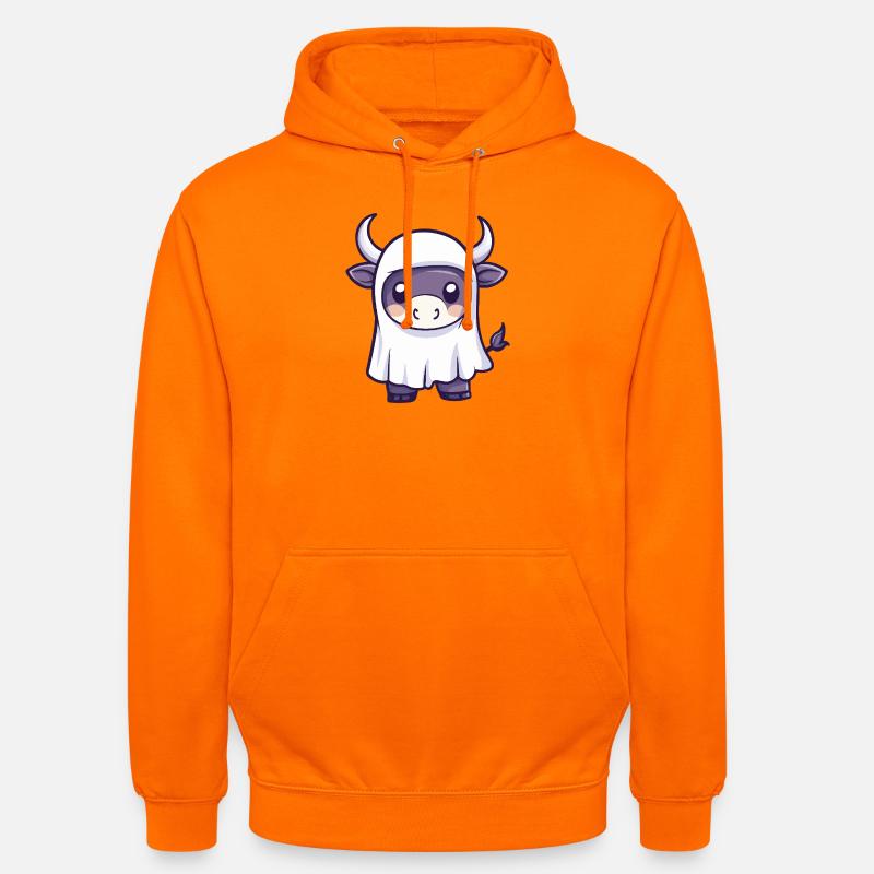 Stier Halloween Geist - Unisex Hoodie - Orange