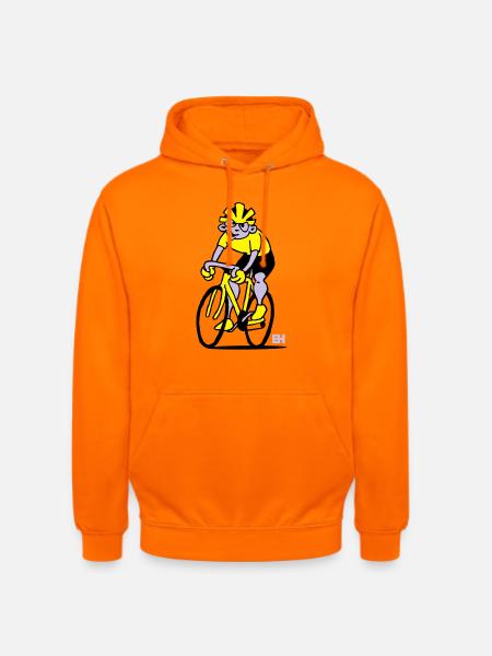 Cyclist - Cycling - Unisex Hoodie - orange