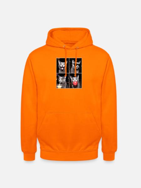 Katzen Korat Katze - Unisex Hoodie - Orange