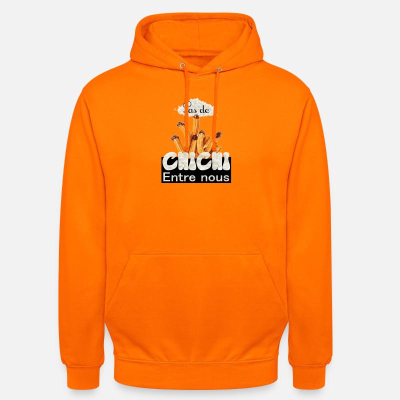 Pas de chichi entre nous - Sweat-shirt à capuche unisexe - orange