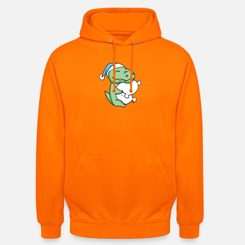 Bébé crocodile - Sweat-shirt à capuche unisexe - orange