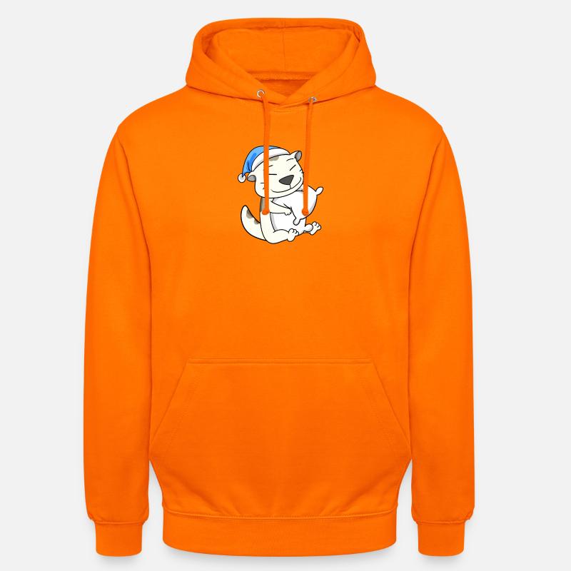 Cat cat breed Devon Rex - Unisex Hoodie - orange