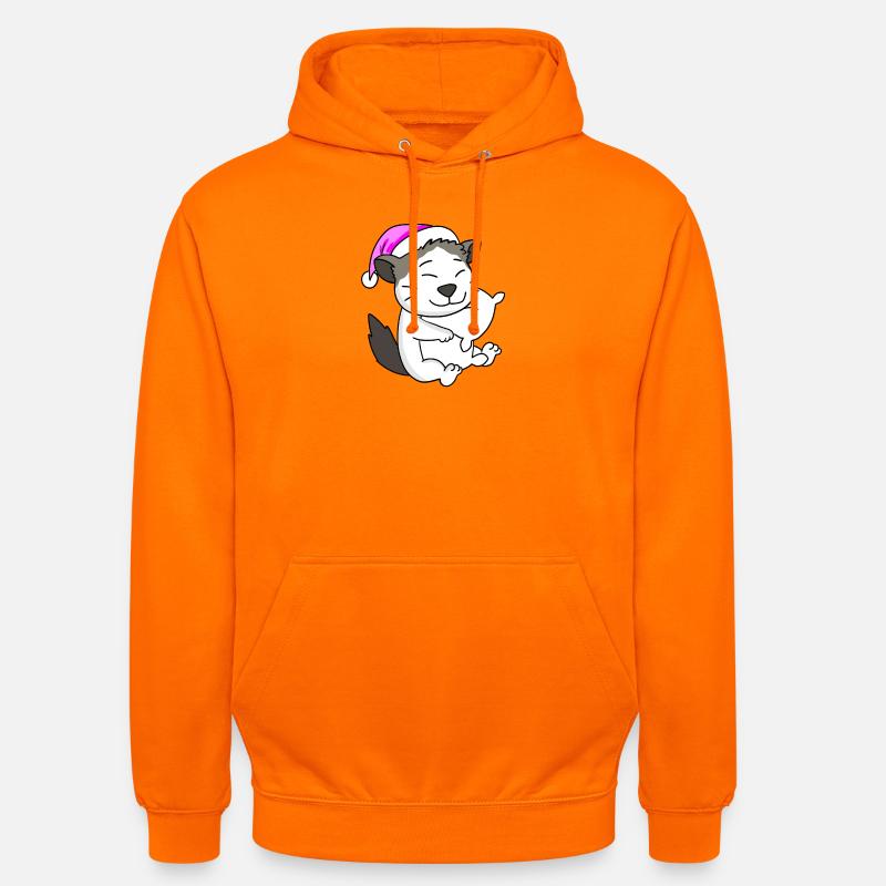 Chat race Ragdoll - Sweat-shirt à capuche unisexe - orange