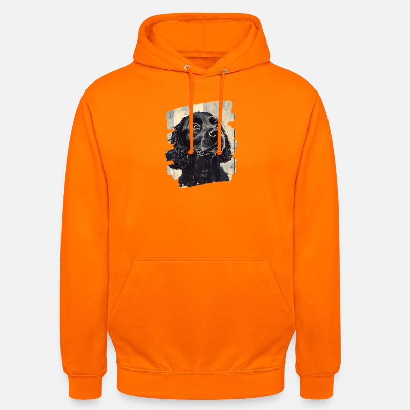 Cocker Spaniel - Sweat-shirt à capuche unisexe - orange