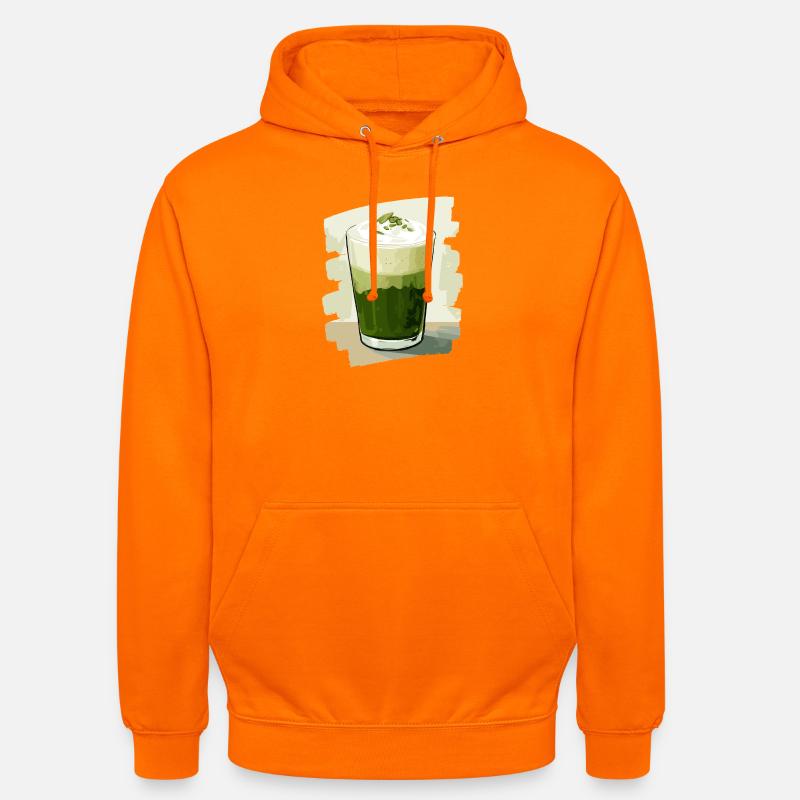 Matcha Latte Lover Thé vert - Sweat-shirt à capuche unisexe - orange