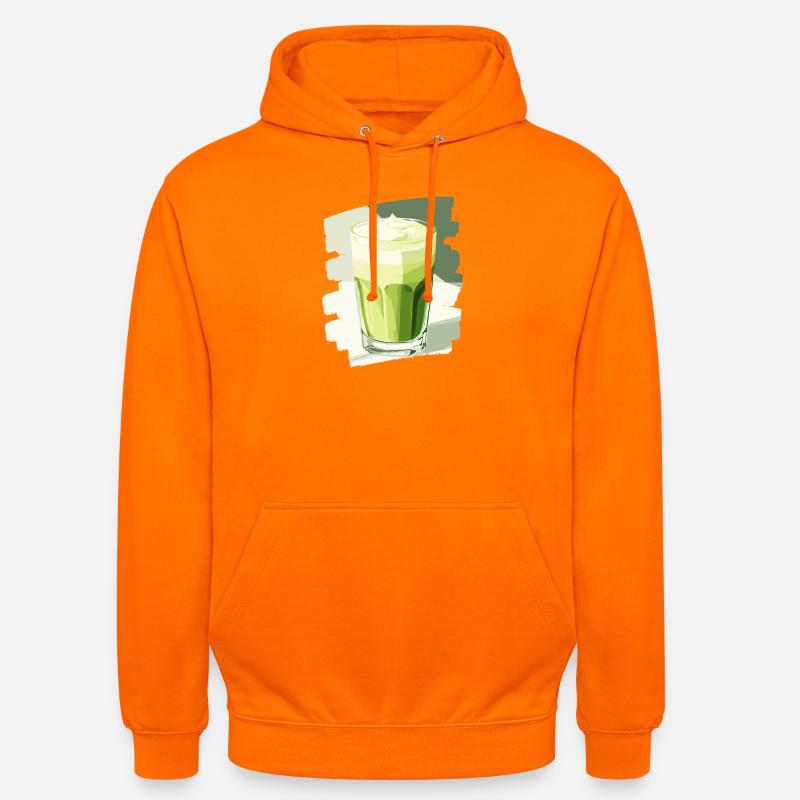 Matcha Latte Lover Thé vert - Sweat-shirt à capuche unisexe - orange