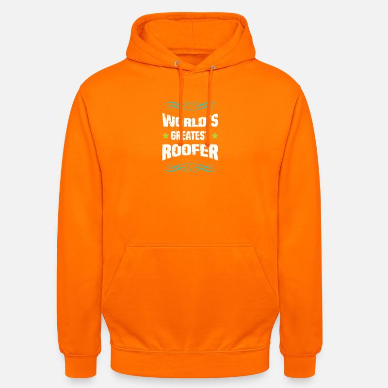 Weltbester Dachdecker - Unisex Hoodie - Orange